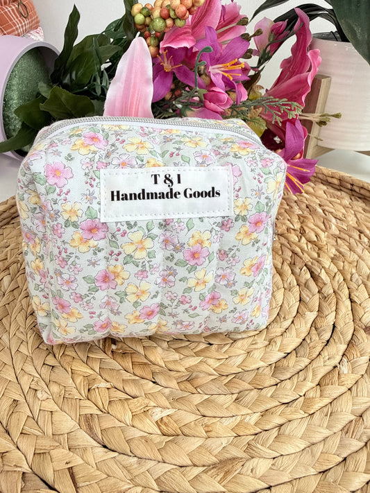 Pastel Floral Multipurpose Bag Mini