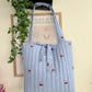 Embroidered Cherry Patch Tote Bag