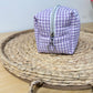 Purple Gingham Multipurpose Bag Mini