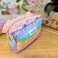 Polka dot Rainbow Ruffle Medium Multipurpose Bag