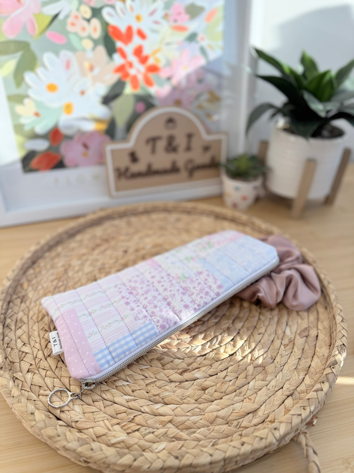 Pastel Cottage Flat pencil Pouch