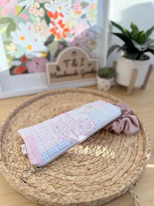 Pastel Cottage Flat pencil Pouch