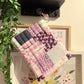 Pink floral Patch IPad Sleeve (fits your IPad w/keyboard)