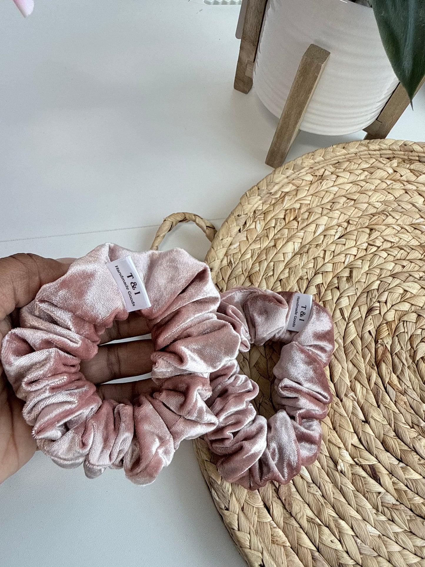 Pink Icing Scrunchie (Velvet)