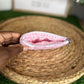 Pink Checker Keychain Wallet