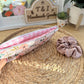 Pink Rose Flat pencil Pouch