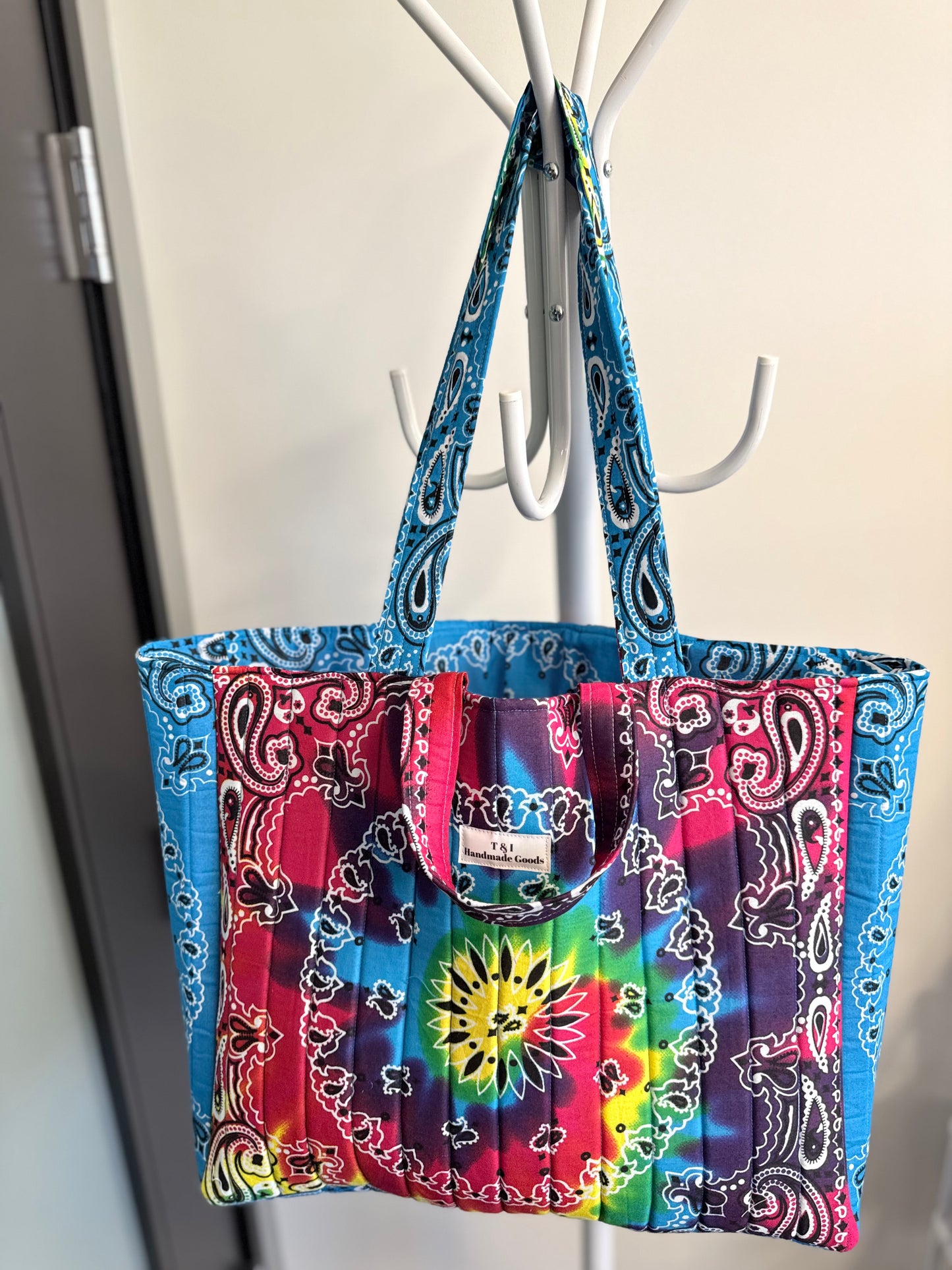 Prairie Paisley tote bag
