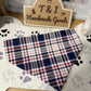 Liberty Plaid Dog Bandana