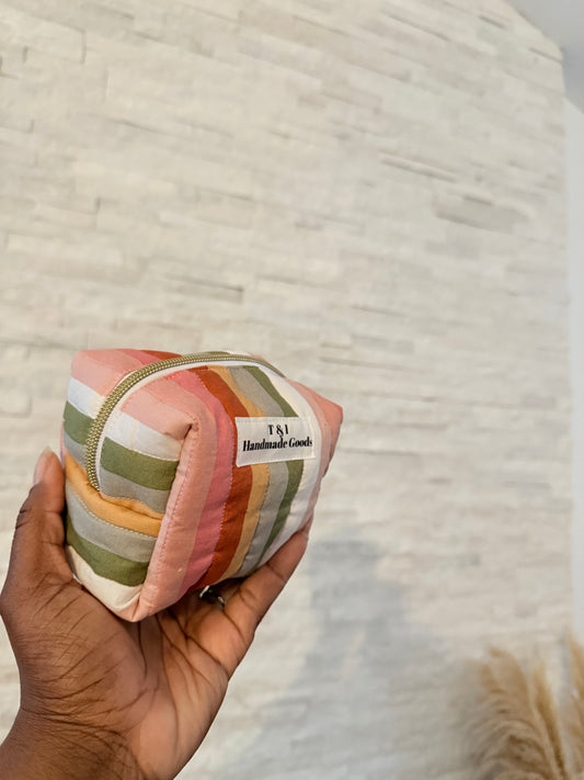 Colorful Stripe Multipurpose Bag Mini
