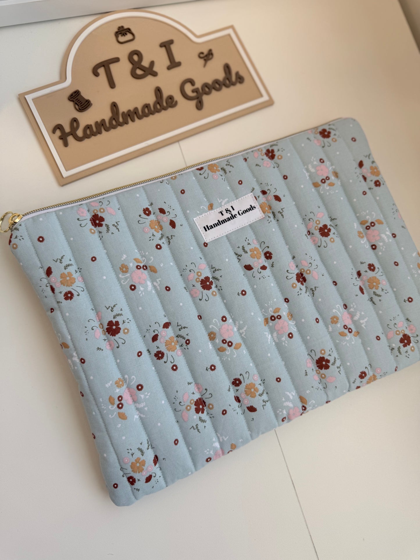 Blue Garden Laptop Sleeve