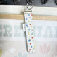 Country Floral Wristlet Keychain