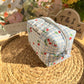 Cherry Blue Gingham Medium Multipurpose Bag