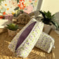 Purple Wildflowers BOXY PENCIL MULTIPURPOSE CASE