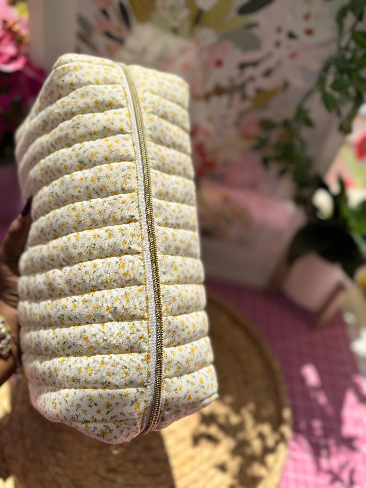 Yellow floral Dyson Bag