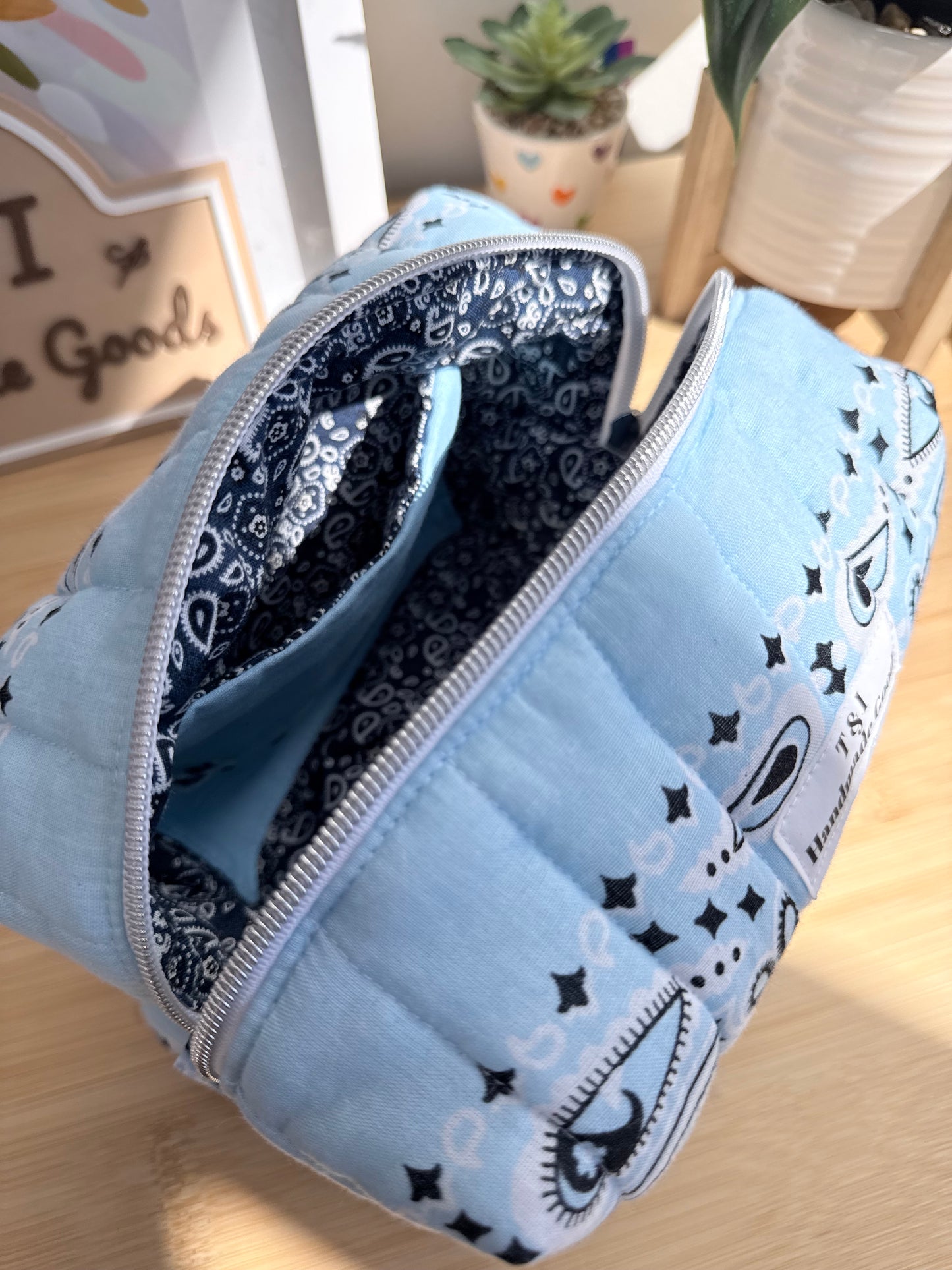 Blue Bandana Multipurpose Bag