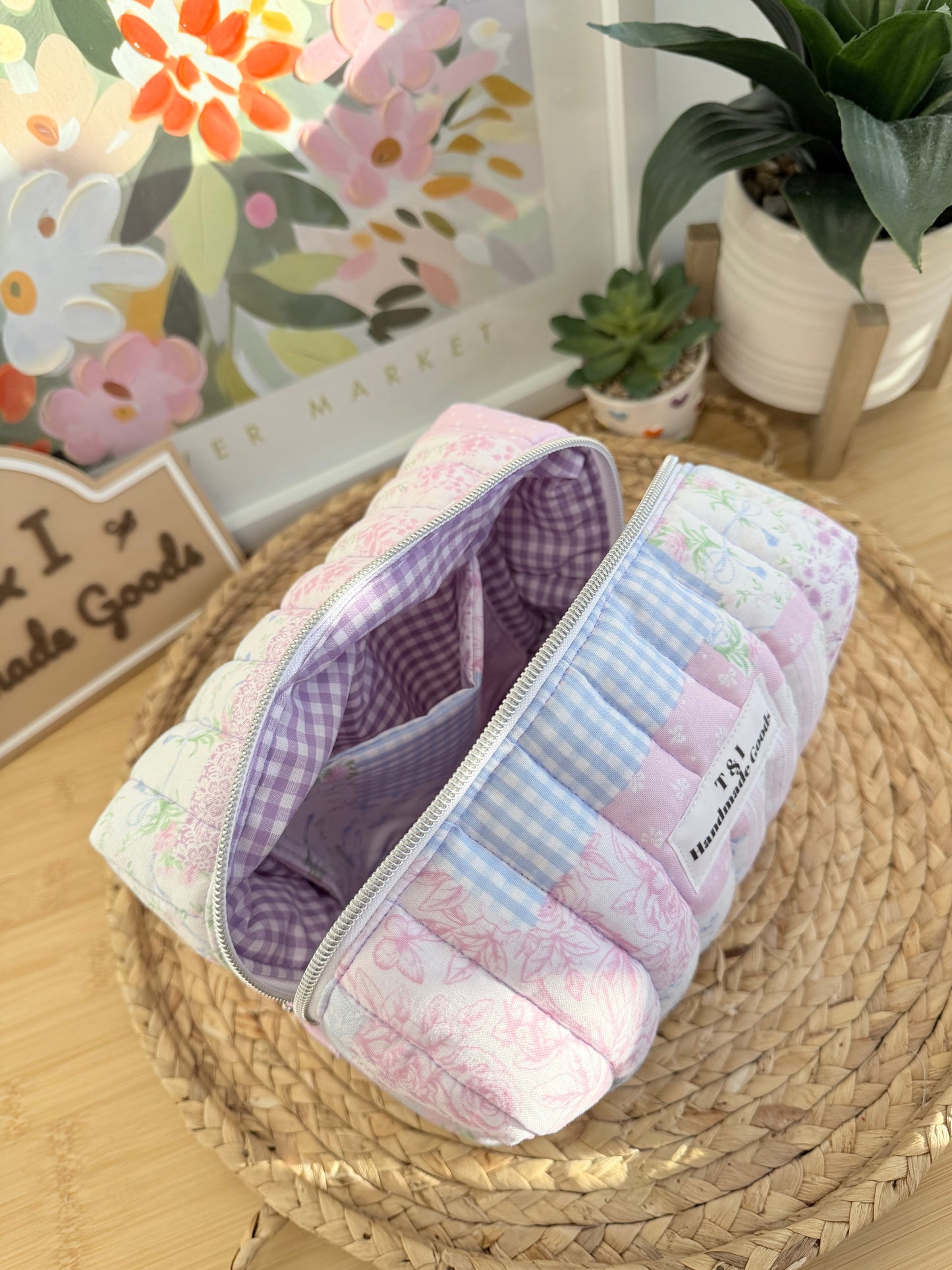 Pastel Cottage Patchwork Multipurpose Bag