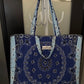Blue Bandit tote bag