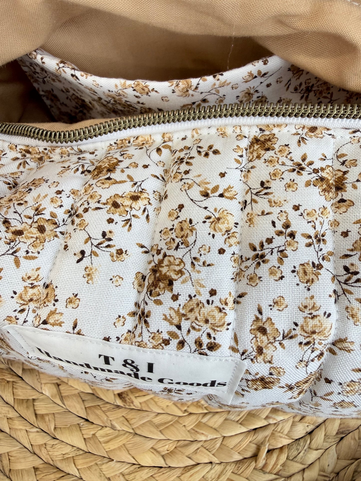 Rustic Floral large Multipurpose Bag
