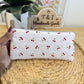 Cherry Dot Flat pencil Pouch