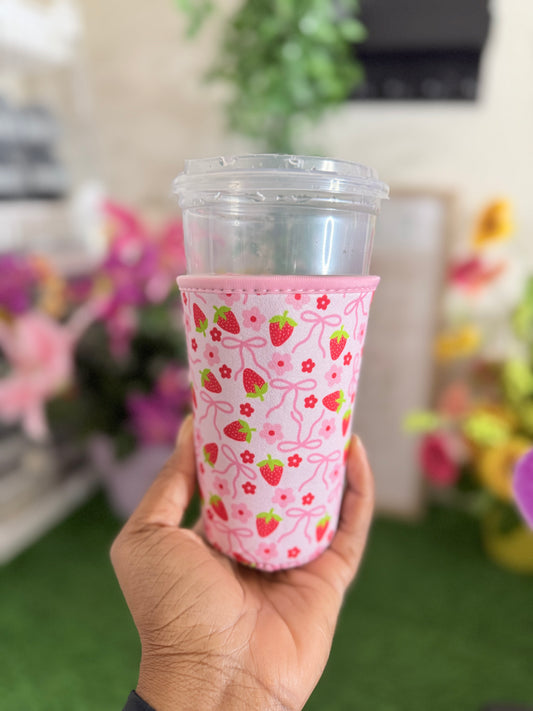 BERRY BLOSSOM CUP COOZIE