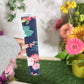 Blue Floral Fabric Bookmark