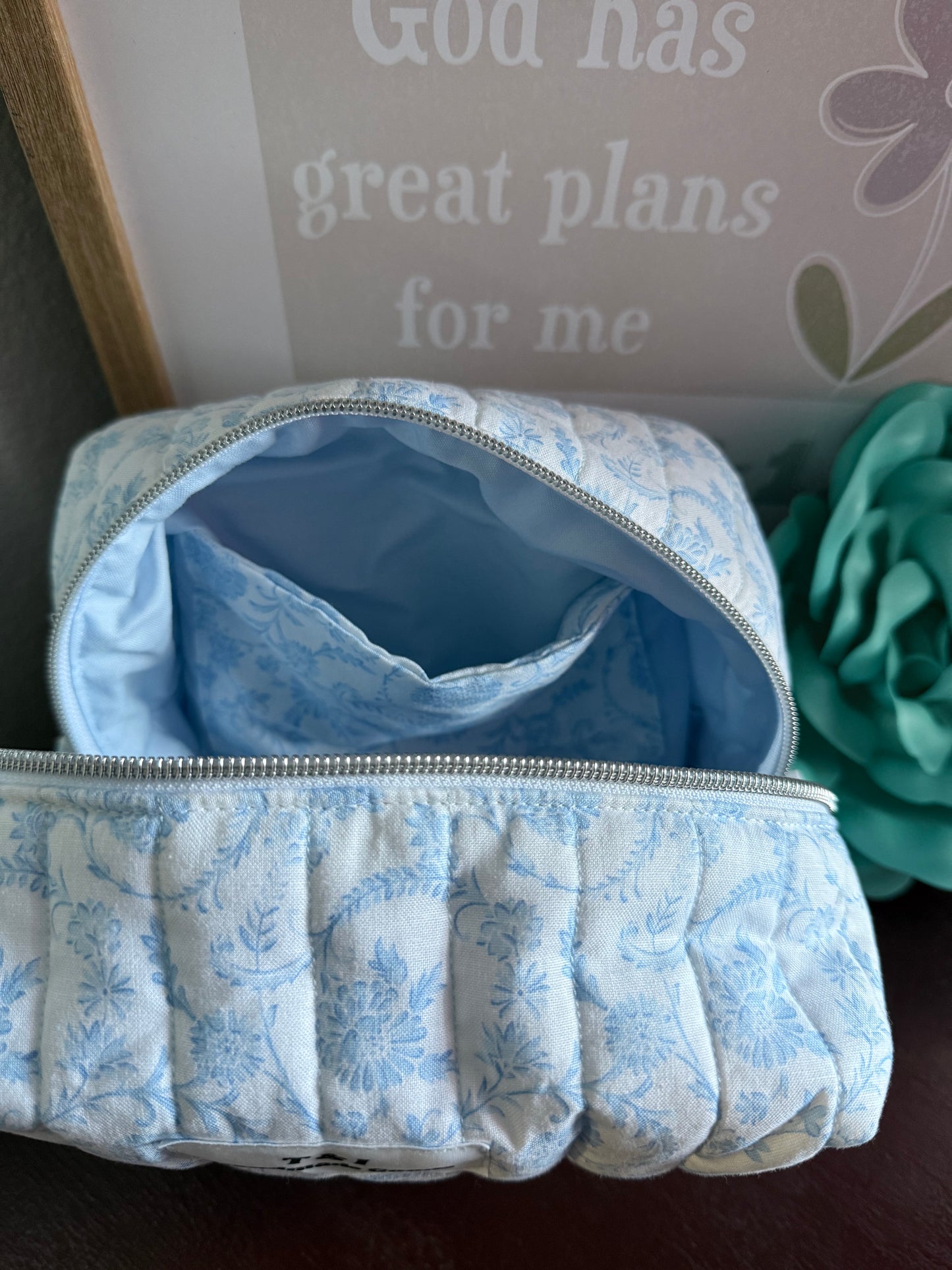 Blue Wildflower Large Multipurpose Bag
