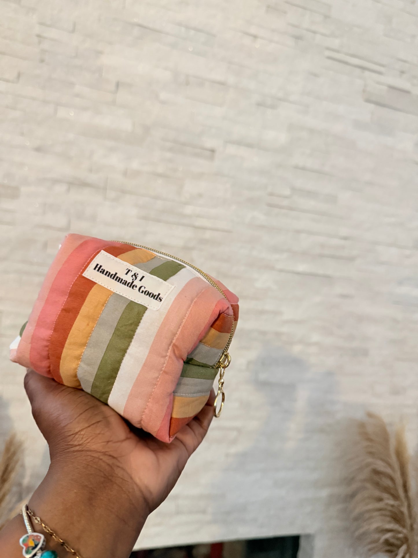 Colorful Stripe Multipurpose Bag Mini