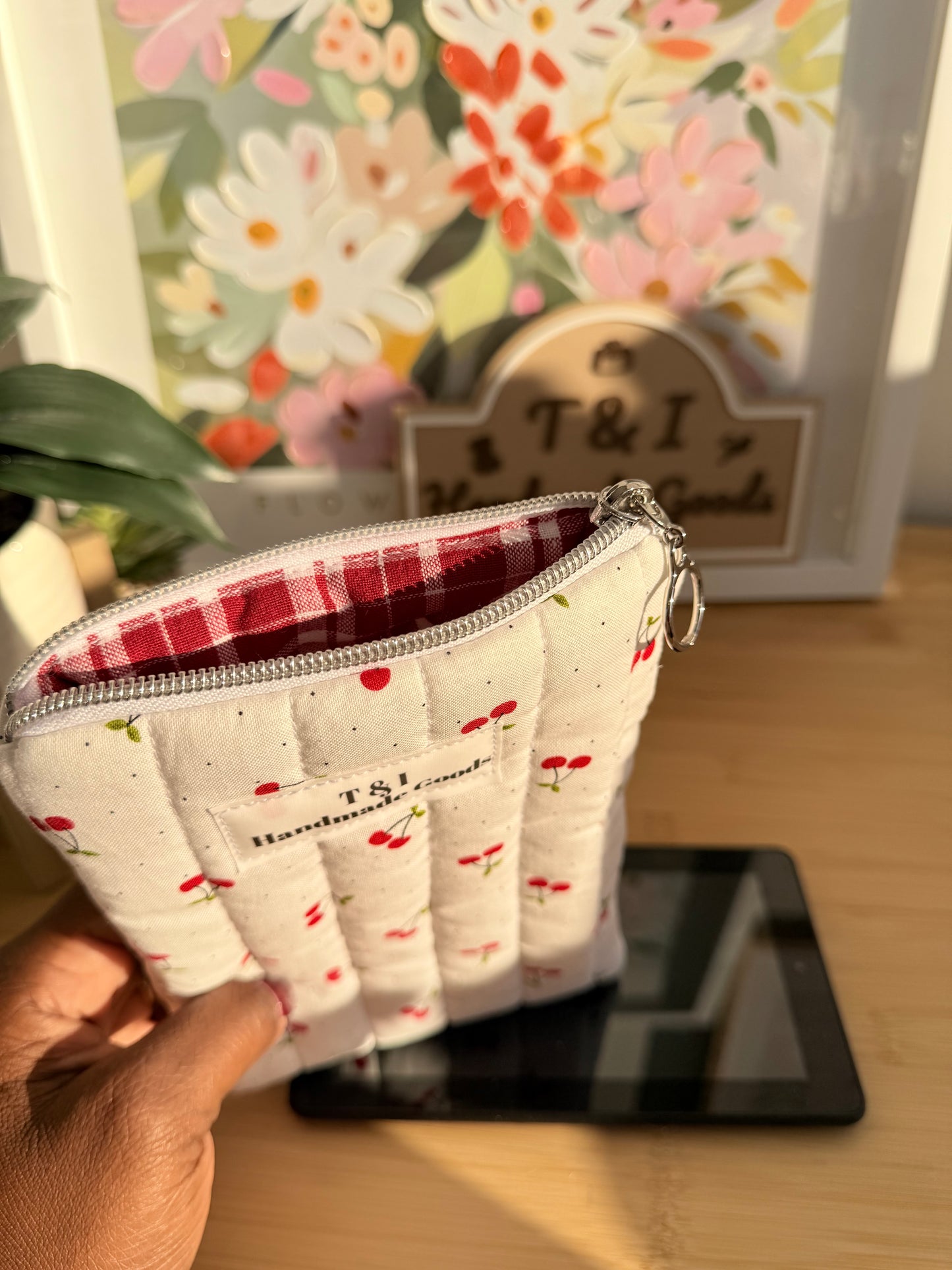 Cherry Dot Kindle Sleeve