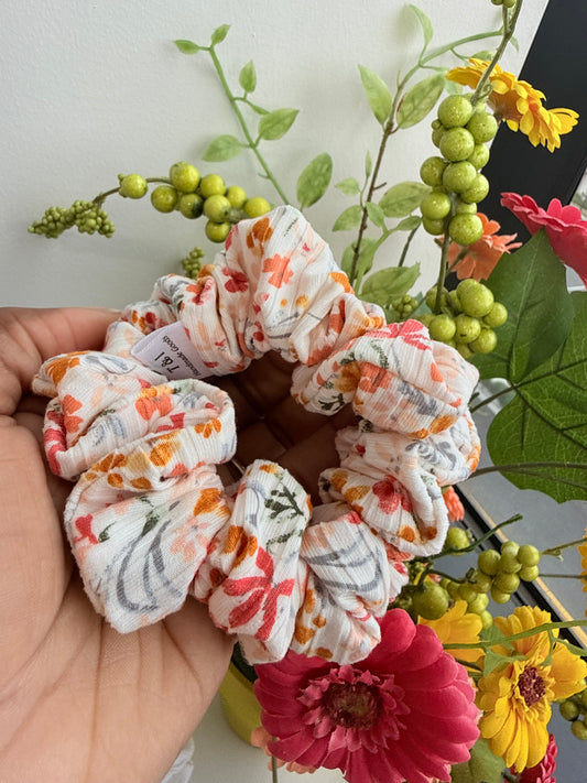 Spring floral Scrunchie