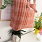 Orange Plaid  Tote Bag