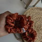 Terra Cotta  Scrunchies (Satin)