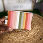 Colorful Stripe Keychain Wallet