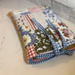 Cottage Boho Patchwork Book Sleeve w/bow