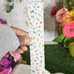 Country Floral Fabric Bookmark