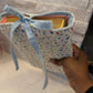Country Floral Book Sleeve w/bow