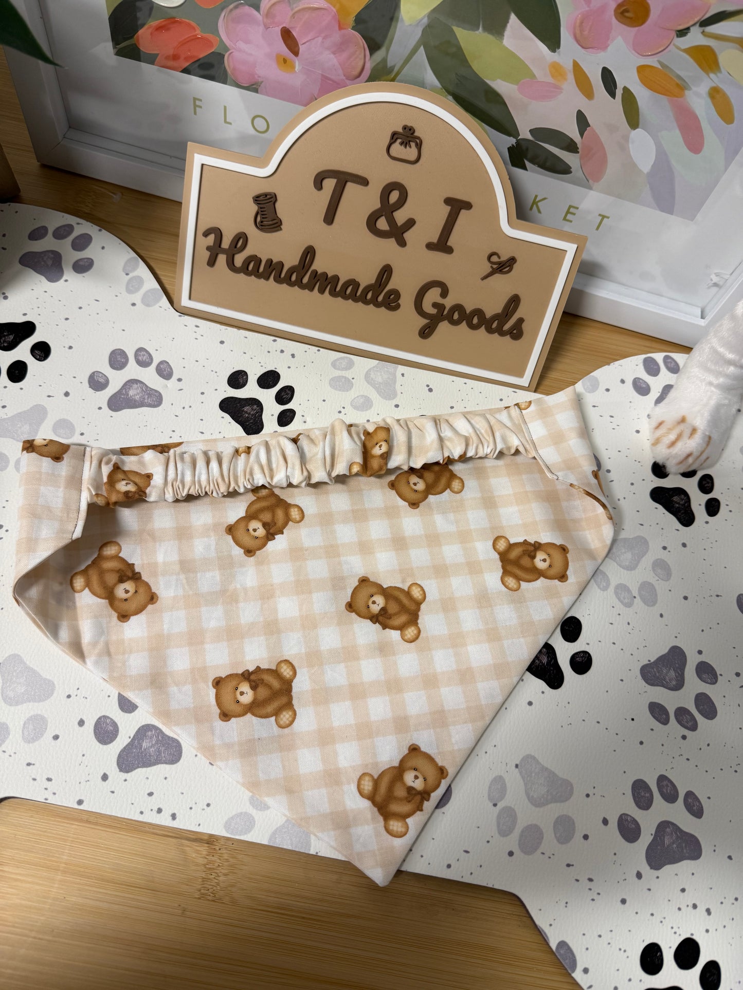 Teddy Bear Dog Bandana