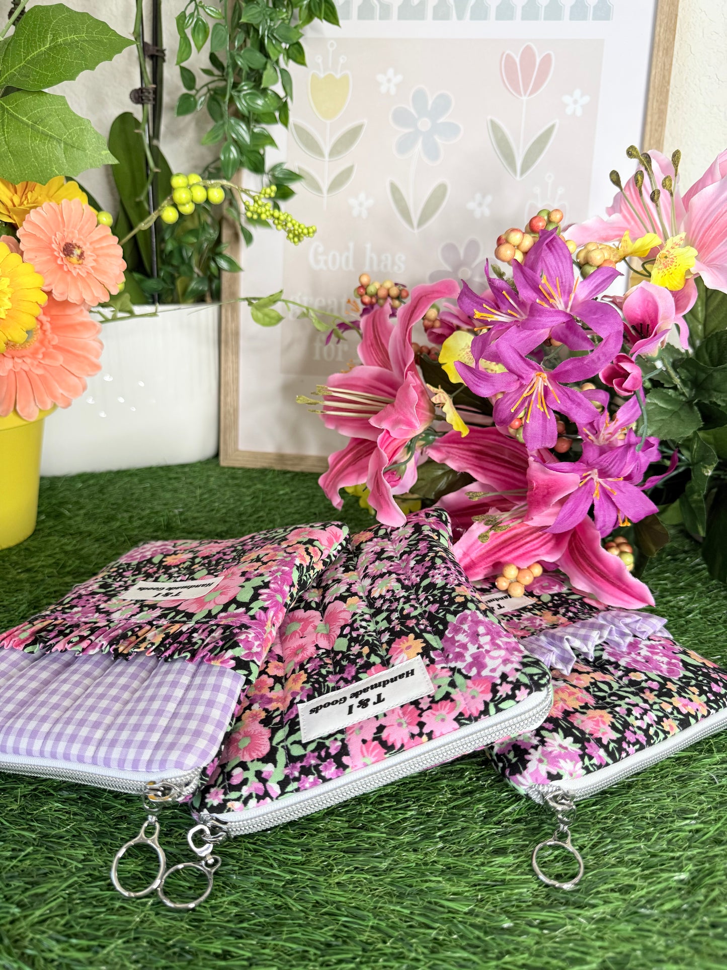 Plum Wildflower Kindle Sleeve