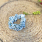 Blue Disty Scrunchie