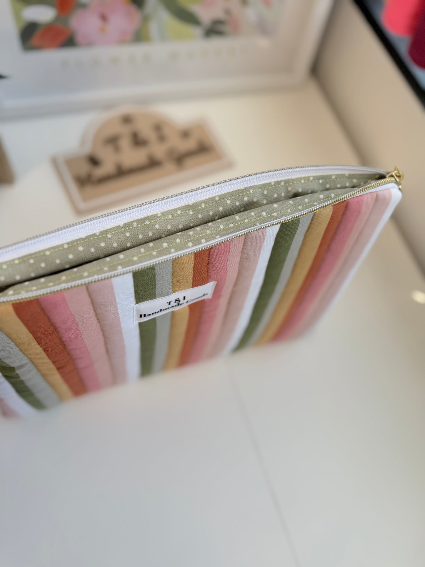 Colorful Stripe Laptop Sleeve