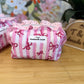 Bow Stripe Ruffle Medium Multipurpose Bag