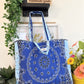 Blue Bandit tote bag