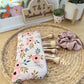 Pink Rose Flat pencil Pouch