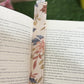Earthy botanical Floral Fabric Bookmark
