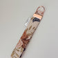 Earthy Botanical Floral Wristlet Keychain