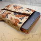 Earthy botanical floral Book Sleeve w/bow
