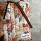 Earthy botanical floral Book Sleeve w/bow