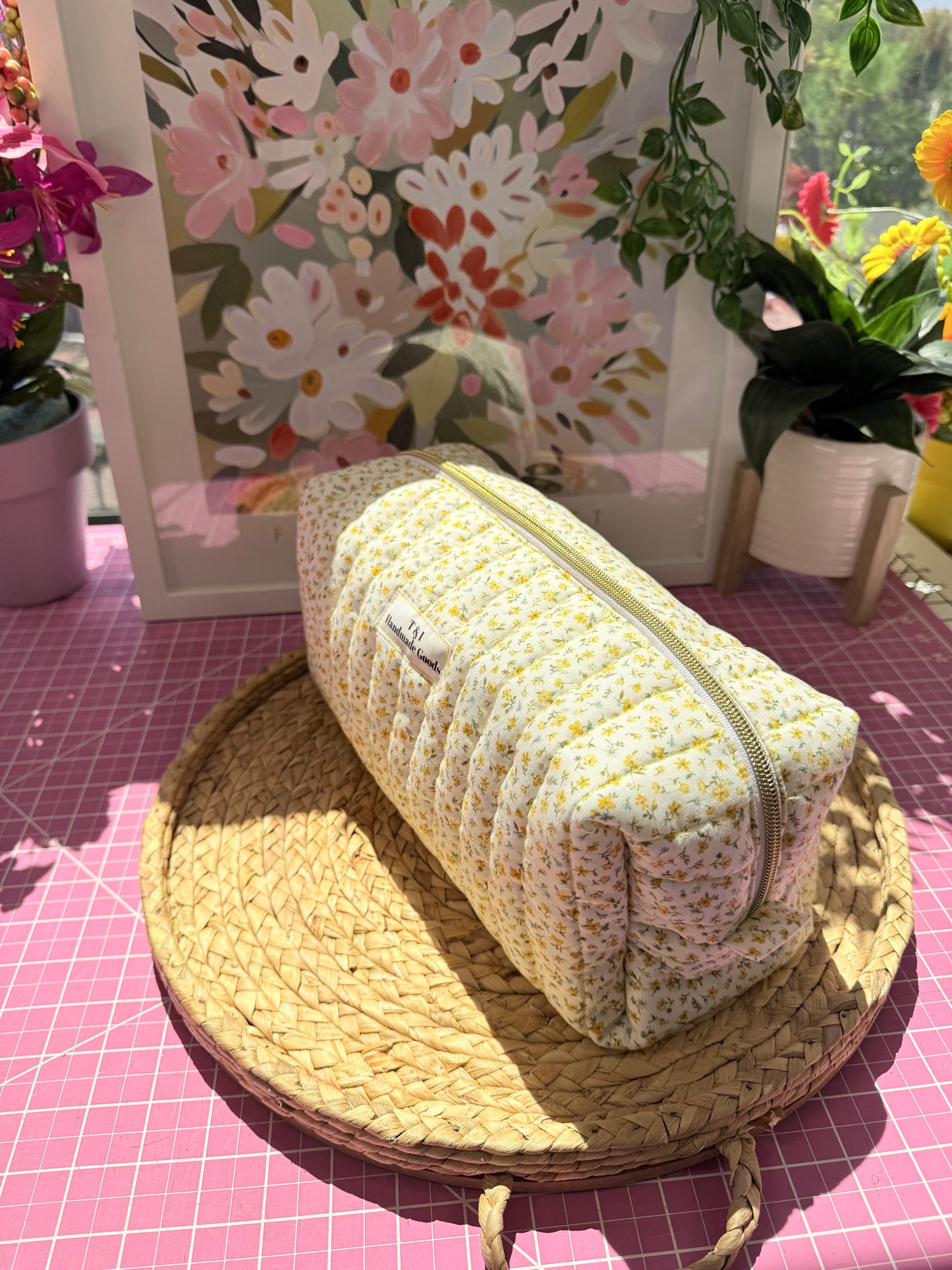 Yellow floral Dyson Bag
