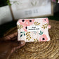 Pink Rose Keychain Wallet
