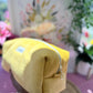 Corduroy yellow floral Dyson Bag