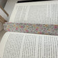 Pastel floral Fabric Bookmark